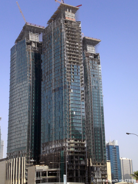 Doha City Center Expansion Phase 3 East during high-rise construction