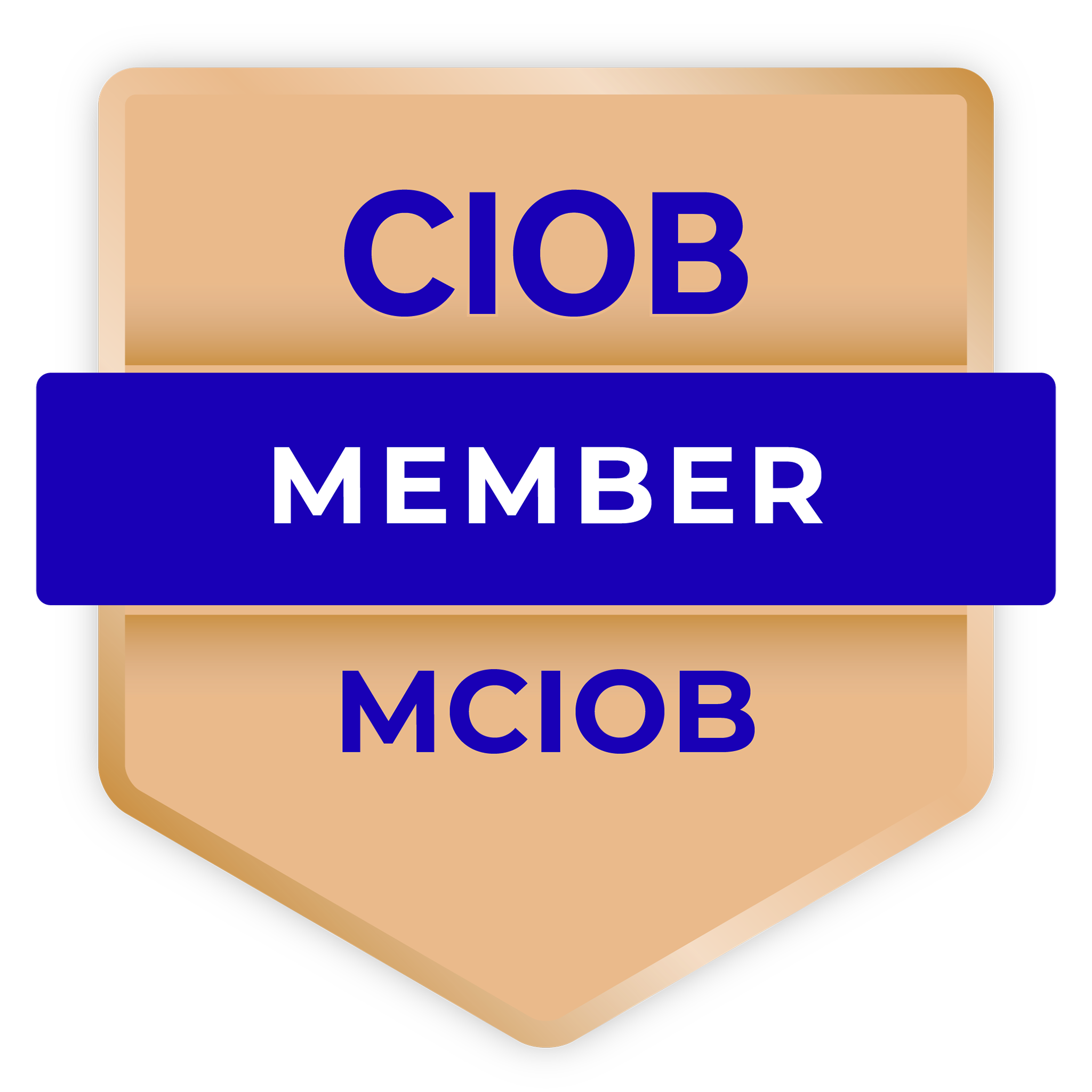 CIOB Chartered Member MCIOB digital badge